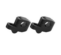 Motorbike Handlebar Risers For Aprilia Motorcycle 22mm 25mm 28mm Handlebar Risers Extension Back Moved Riser Clamp Back Move Mount Adapter(25mm black)
