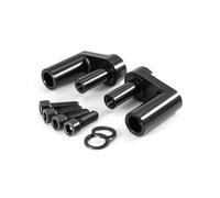 Motorbike Handlebar Risers For BMW R1200RT R 1200 RT 2014- R 1250 RT Motorcycle 1.625" Adjustable Handle Bar Riser Clamp Extend Handlebar Adapter Handlebar Riser Clamp(Black)