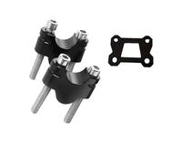 Motorbike Handlebar Risers For FZ-07 2014-2020 Handlebar Riser Adapter Mount Clamp Height Up 25mm Bar Risers Clamp Handlebar(Black)