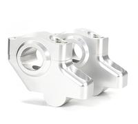 Motorbike Handlebar Risers For G310R For G 310R For G 310 R 2017 2018 2019 2020 2021 22 Mm 7/8" Offset Handle Bar Risers Raised Back Moved Extend Bars Riser Clamp(Gloss Silver)