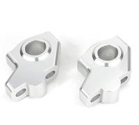 Motorbike Handlebar Risers For MT-03 For MT 03 For MT03 For FZ6 For Fazer For FZS Handlebar Risers Back Moved Raised Extended Standard Bar Riser(Gloss Silver)
