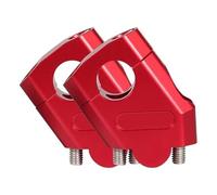 Motorbike Handlebar Risers For NTV650 For NTV 650 For Deauville 700 For Varadero 125 22 Mm 28 Heightening Bar Clamp Mount Bars Handlebar Riser Kit(Red,22mm)