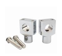 Motorbike Handlebar Risers For Road Star 1600/1700 For Silverado 22mm 25mm Handlebars Motorcycle 7/8" 1" Handlebar Riser Bar Risers Clamp Handlebar(25mm Chrome)