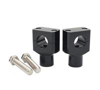 Motorbike Handlebar Risers For Road Star 1600/1700 For Silverado 22mm 25mm Handlebars Motorcycle 7/8" 1" Handlebar Riser Bar Risers Clamp Handlebar(25mm Black)
