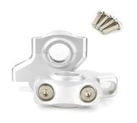 Motorbike Handlebar Risers For Suzuki For V-Strom 250 For V-STROM 650 DL650 For 1000 DL1000 22mm 7/8" Handle Bar Mount Risers(Matte Silver)