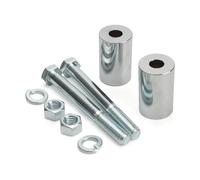 Motorbike Handlebar Risers For Touring Softail And Dyna Models 1-1/4 Handlebars Spacers 2 Rise Handlebar Risers Extension(Chrome)