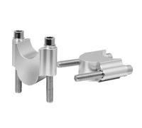 Motorbike Handlebar Risers For TRX450 For TRX400 For TRX350MAX 1 Pair Motorcycle Handlebar Lift Bar Mount Handlebar Clamps 22mm 7/8 Inch(Silver)
