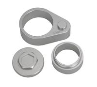 Motorbike Handlebar Risers For VFR 800 VTEC 2002 Later Motorcycle Handlebar Stems Droppers Mounting Clips Handlebar Riser Clamp Kits Suitable For 43mm Diameter Forks