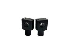 Motorbike Handlebar Risers Motorcycle 7/8" 1" Handlebar Riser Clamp For 22mm 25mm Handlebars Motorcycle Handlebar Clamps Adapter(25MM Black)