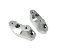 Motorbike Handlebar Risers Motorcycle Accessories Handlebar Riser Clamp Back Move Mount For BMW For R1200RS 2015-2020 For R1250RS 2019-2023 Handlebar Risers Motorcycle(Silver)