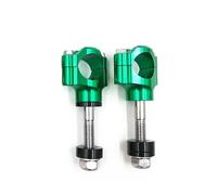 Motorbike Handlebar Risers Motorcycle Handlebar Clamp Bar Clamps 1 1/8" 28 Mm Universal Handlebar Riser Handlebar Bar Risers(12mm Green)