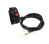 Motorbike Handlebar Switch ATV 5 Function 9 Wire Left Start Switch Horn Turn Signals Indicator Far Near Light Button Choke Assembly Accessories