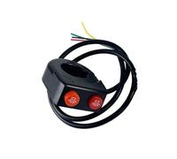 Motorbike Handlebar Switch Motorcycle Handlebar Switch Low Beam Horn Headlight Combination Button Switches Bike Scooter Universal Headlamp Switch 22mm