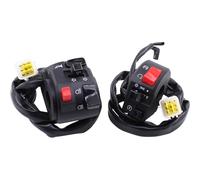 Motorbike Handlebar Switch Motorcycle Handlebar Switches ATV Control Left Right For Horn Button Turn Signal Start 22mm 7/8"