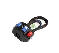 Motorbike Handlebar Turn Signal Switches 3/4/5-Function Kill Light Hi-Lo Beam Electric Start Switch For 50cc 70cc 90cc 110cc 125cc 150cc Pit Bike(Left)