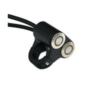 Motorbike Handlebar Turn Signal Switches Motorcycle Handlebar Switch, ATV Scooter Headlight, Hazard Warning Light, Brake, Fog, ON-OFF, Aluminum(5)