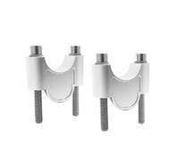 Motorbike Handlebars Risers Motorcycle Handlebar Riser Bar Mount Handle Clamp Rise Accessories Universal 11/8" Handlebars(28mm Silver)