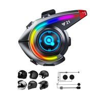 Motorbike Handsfree Helmet Bluetooth Headset with 2-in-1 Microphone IP56 Waterproof Motorcycle Headphones Wireless Noise Cancelling Helmet Earphones Speakers with Mic for Riding Skiing Cycling Music