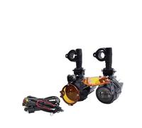 Motorbike Headlamp For Tenere 700 900 For TRACER For 900 For GT Motorcycle Auxiliary Lights LED Fog Light(Orange set)