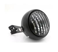 Motorbike Headlight For Chopper Bo&bb&E&R 5.75 inch Headlight Motorcycle Light Lamp Vintage Motorbike Round Headlamp(White and brackets)