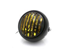 Motorbike Headlight For Chopper Bo&bb&E&R 5.75 inch Headlight Motorcycle Light Lamp Vintage Motorbike Round Headlamp(Yellow)