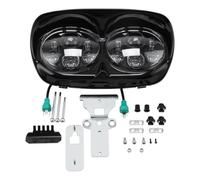 Motorbike Headlight Light For Road For Glide For FLTR For Ultra For Custom For FLTRX For CVO For Motorcycle 5.75" Dual LED Headlight Projector Lamp