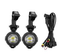 Motorbike Headlight Light Motorcycle LED Auxiliary Headlight Flipable Fog Light Protector For BMW For R1200GS LC For R1250GS For Adventure R1250RT R1200RT R1250RS