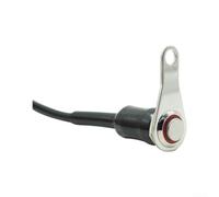 Motorbike Headlight Switch Metal Bracket with LED Indicator Self-Locking Button for Electric Scooter Dirt Bike for atv UTV(Self-locking Red)
