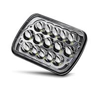 Motorbike Headlights Spotlights Motorcycle Led 5x7 7X6 Inch Retangular Headlight For Jeep For Cherokee XJ For Wrangler YJ Truck 4X4 DRL Hi Low Beam Headlamp 55W 60W 90W(B)