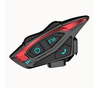 Motorbike Helmet Bluetooth intercom system,QSPORTPEAK Shark02 full duplex Wireless Motorbike Interphone for 2 Riders/Range1000m/Music sharing/Multi-country tone selection,One-step easy pairing(1 Pack)