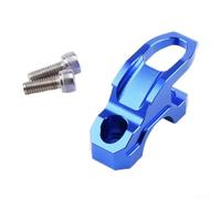 Motorbike Helmet Rack Hook Side Mount Bracket for Brake Fluid Reservoir Gold Blue Grey(Blue)