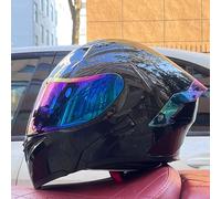 Motorbike Helmets ECE Certified Modular Motorcycle Helmets Flip Up Front Motorcycle Dual Visor Lightweight Practical Suitable for Boys Girls Kart Helmet Bicycle Helmet B1,54-55 M