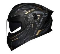 Motorbike Helmets Mens Women Men Motorcycle Helmets Anti-fog Dual Visors Tinted Modular Full Face Flip up Front Motorbike Helmets DOTECE Approved Modular Helmet H,L-59~60cm