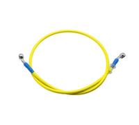 Motorbike Hoses 100cm 220cm Motorcycle Brake Oil Hose Line Pipe Hydraulic Reinforced Stainless Steel Braided Fit ATV Dirt Pit Bike Motorcycle Brake line(2pcs,100cm)