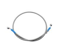 Motorbike Hoses 100cm 220cm Motorcycle Brake Oil Hose Line Pipe Hydraulic Reinforced Stainless Steel Braided Fit ATV Dirt Pit Bike Motorcycle Brake line(N,100cm)