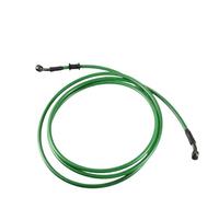 Motorbike Hoses 210/220/230/240cm M10 Hydraulic Brake Line Oil Hose Pipe Fitting 28° Stainless Steel for Motorcycle Motorcycle Brake line(Green 240cm)