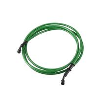Motorbike Hoses 210/220/230/240cm M10 Hydraulic Brake Line Oil Hose Pipe Fitting 28° Stainless Steel for Motorcycle Motorcycle Brake line(Green 230cm)
