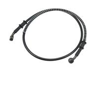 Motorbike Hoses 40cm -160cm 10mm 28 Degree Motorcycle Braided Brake Clutch Oil Hoses Line Pipe Clutch Throttle Gas Line Fuel Pipe Motorcycle Brake line(Black 130cm)