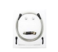Motorbike Hoses Adapter Kit Brake Pipe Quick Disassembly Brake Hose Kit CNC Aluminum Alloy Brake Line Oil Quick Release Connection Joint Motorcycle Brake line(Zwart,800mm)