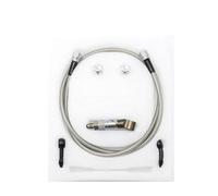 Motorbike Hoses Adapter Kit Brake Pipe Quick Disassembly Brake Hose Kit CNC Aluminum Alloy Brake Line Oil Quick Release Connection Joint Motorcycle Brake line(E,1200mm)