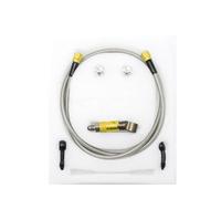 Motorbike Hoses Adapter Kit Brake Pipe Quick Disassembly Brake Hose Kit CNC Aluminum Alloy Brake Line Oil Quick Release Connection Joint Motorcycle Brake line(1pcs,1200mm)