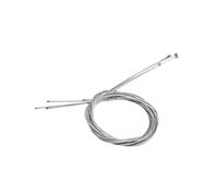Motorbike Hoses Brake Accelerator Cable Wire for Motorcycle Scooter Accessories Universal 1.8m Length Metal Clutch Line Cable Wire Motorcycle Brake line(5pcs Accelerator)