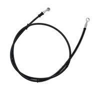 Motorbike Hoses Brake Clutch Throttle Cable Oil Hose Stainless Steel Universal 11cm-150cm Tube Pipe Line for Suzuki Motorcycle Brake line(150cm)