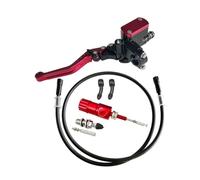 Motorbike Hoses Brake Master Cylinder Kit 1200mm Hose 14mm Piston Motorcycle Hydraulic Clutch Kit for Suzuki Motorcycle Brake line(Red Clutch Set)