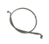 Motorbike Hoses Dirt Bike Braided Steel Hydraulic Reinforce Brake Line 90° - 90° Motorcycle 400mm to 2200mm Clutch Oil Hose Tube Motorcycle Brake line(900mm)
