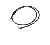 Motorbike Hoses Fitting M10 28° 90° Stainless Steel 80cm 100cm 120cm 150cm Motorcycle Hydraulic Brake Line Oil Hose Pipe Motorcycle Brake line(120cm Black)