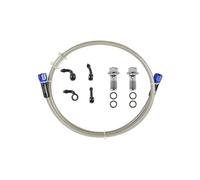 Motorbike Hoses for Dirt Bike ATV Moped Scooter Quad UTV Go Kart Motorcycle Steel Hydraulic Brake Clutch Line Hose Tube with M10 Brake Screw Motorcycle Brake line(240cm)