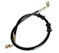 Motorbike Hoses M10 Banjo 90 & 90 Degrees Multicolour Motorcycle Hydraulic Brake Hose Line Cable 400mm - 2200mm Pipe Line Braided Oil Hose Motorcycle Brake line(1300mm)