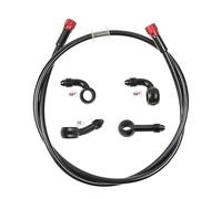 Motorbike Hoses Moto Brake Hose Motorcycle Hydraulic Stainless Steel Braided Brake Line Fluid Oil Tube ATV Street Dirt Pit Bike Remove Banjo Motorcycle Brake line