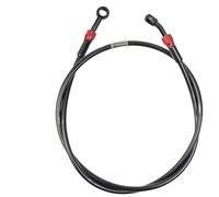 Motorbike Hoses Motorcycle Brake Hose Oil Tube Stainless Steel Braided Brake Line Rotatable Banjo Fit for ATV Pit Dirt Street Racing Bike Motorcycle Brake line(800mm)